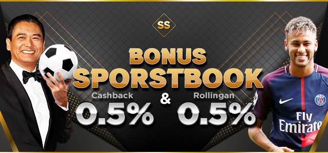 Bonus SPORTSBOOK Cashback 5% dan Rollingan 0,5%