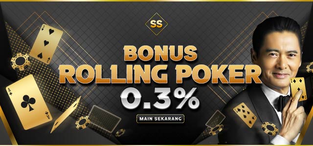 Bonus ROLLINGAN POKER 0,3%