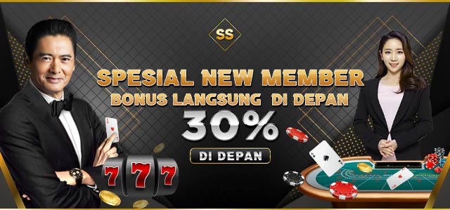 welcome bonus di depan 30%