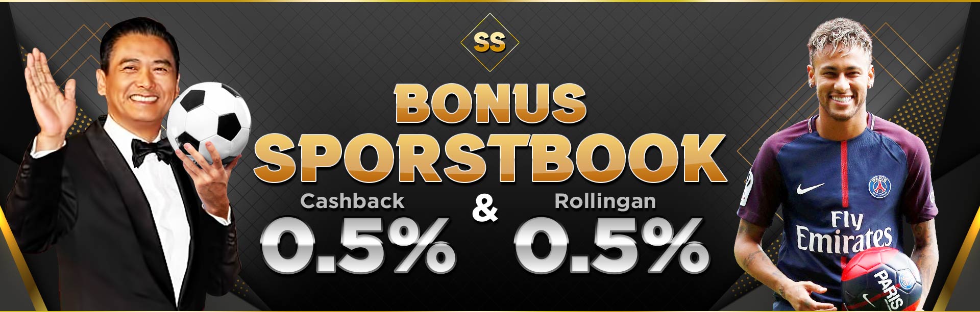 Bonus SPORTSBOOK Cashback 5% dan Rollingan 0,5%
