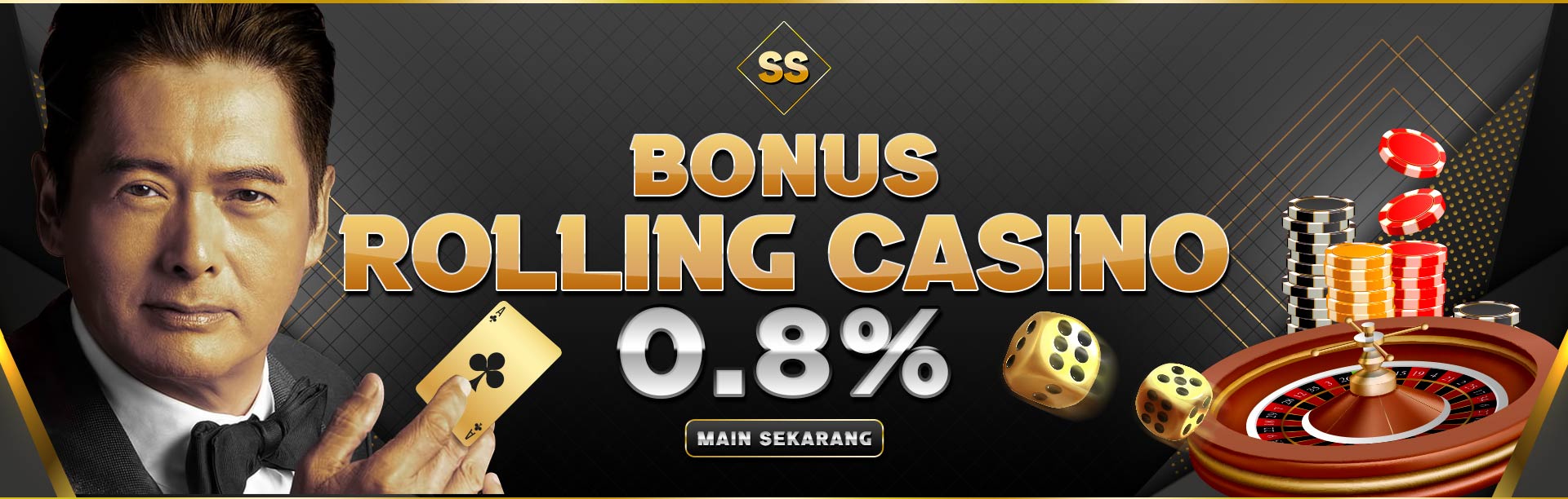 BONUS ROLLINGAN CASINO 0,8%