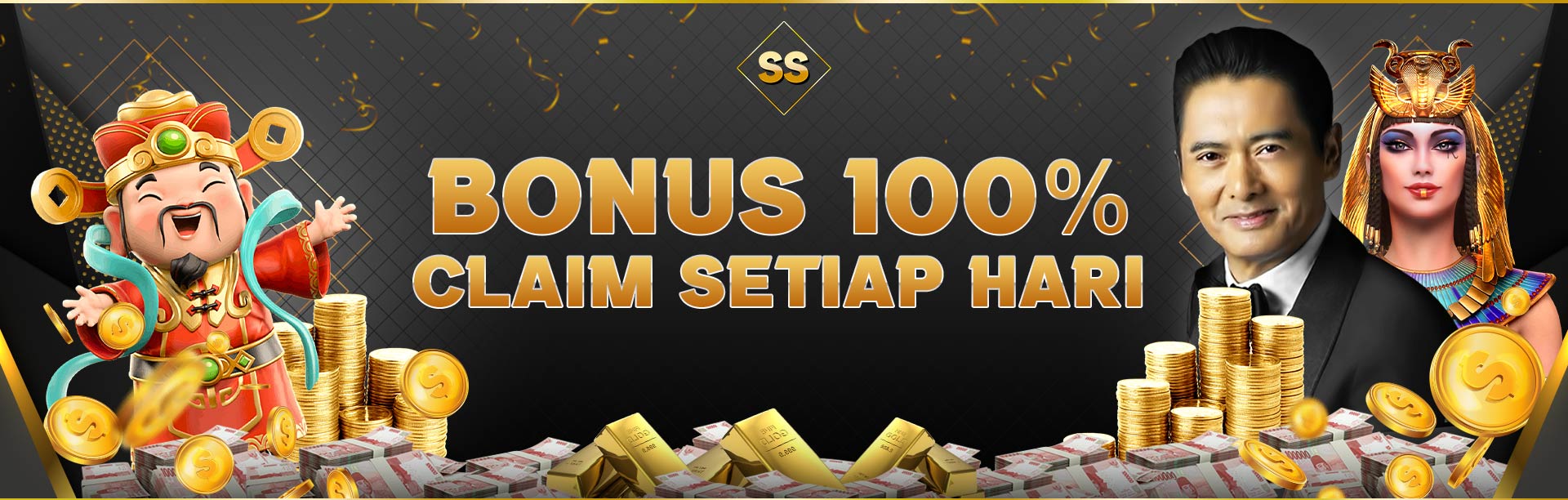 Bonus 100% claim setiap hari