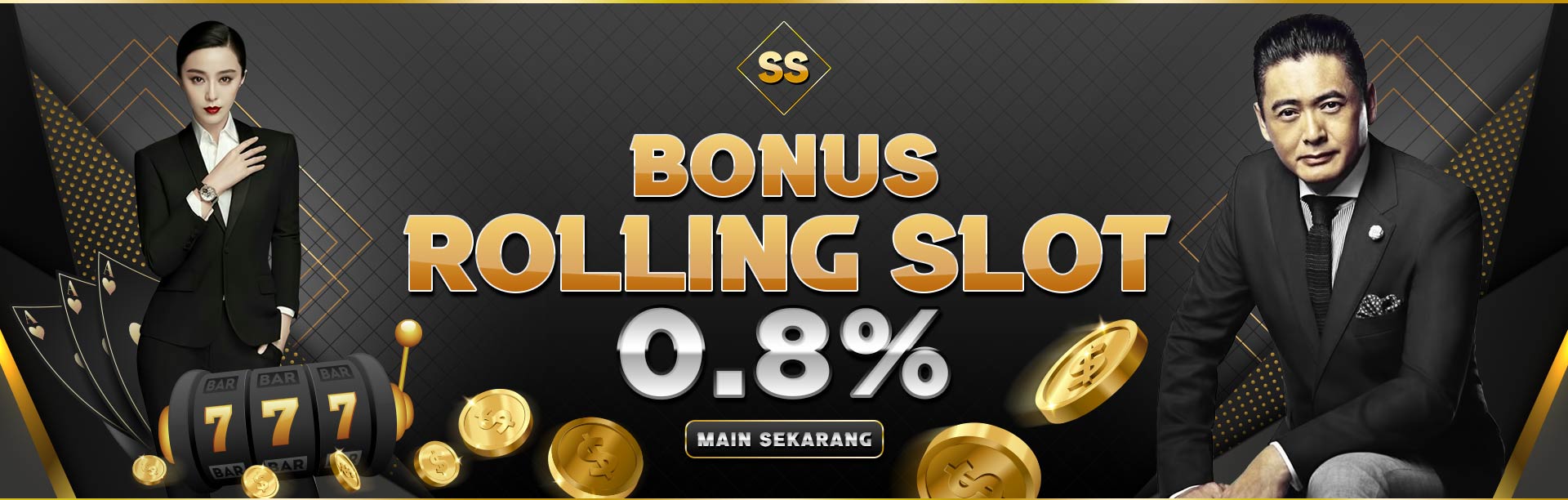 BONUS ROLLINGAN SLOT 0,8%