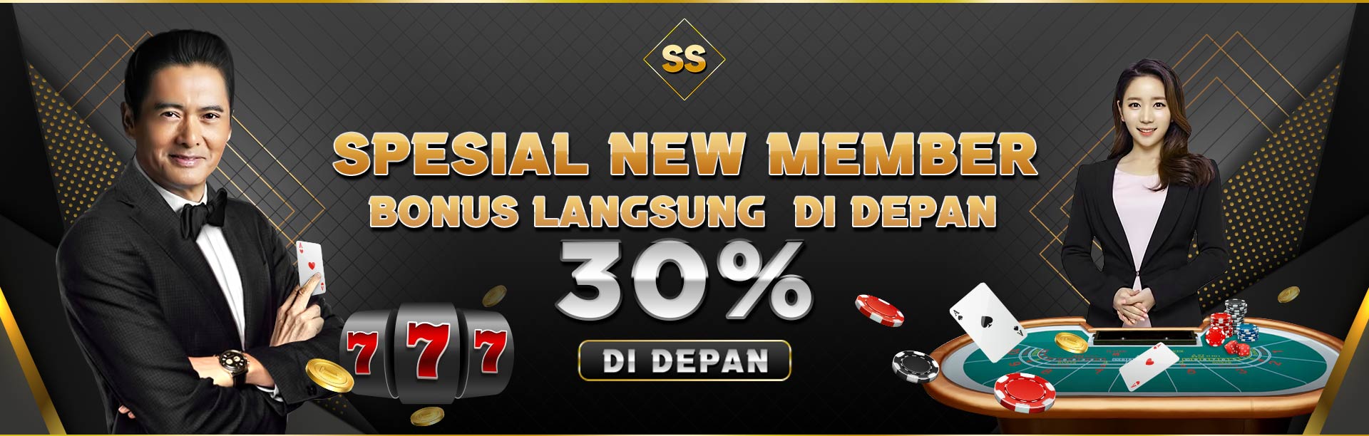 welcome bonus di depan 30%